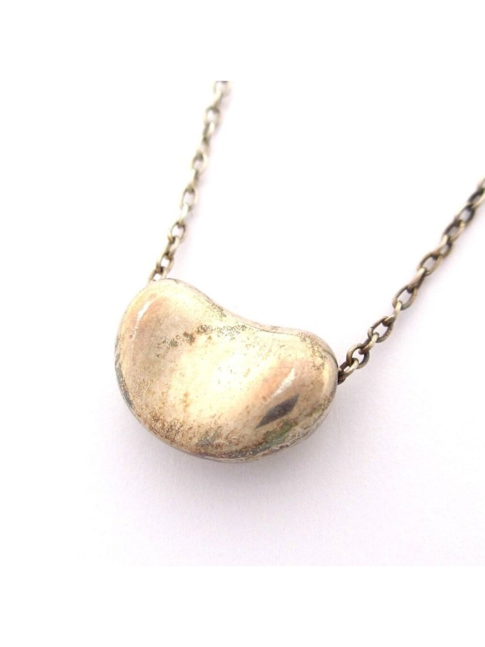 Tiffany & Co Necklace Bean Silver